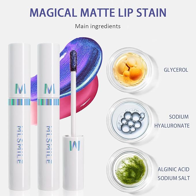2025 New Peel Off Lip Stain Lip Tint, Matte Natural Mist Lip Tinted, Waterproof Long-Lasting Tear-off Lip Gloss, All-Day Vibrant Kiss-Proof Lip Stain,Smudge & Transfer Proof Lip Stains Masque (06#)