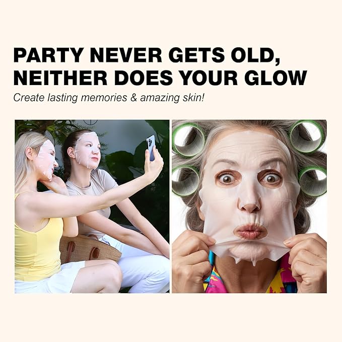 ZealSea EWG Face Mask Skincare Set, Spa Sleepover Party Gifts for Teen Girl