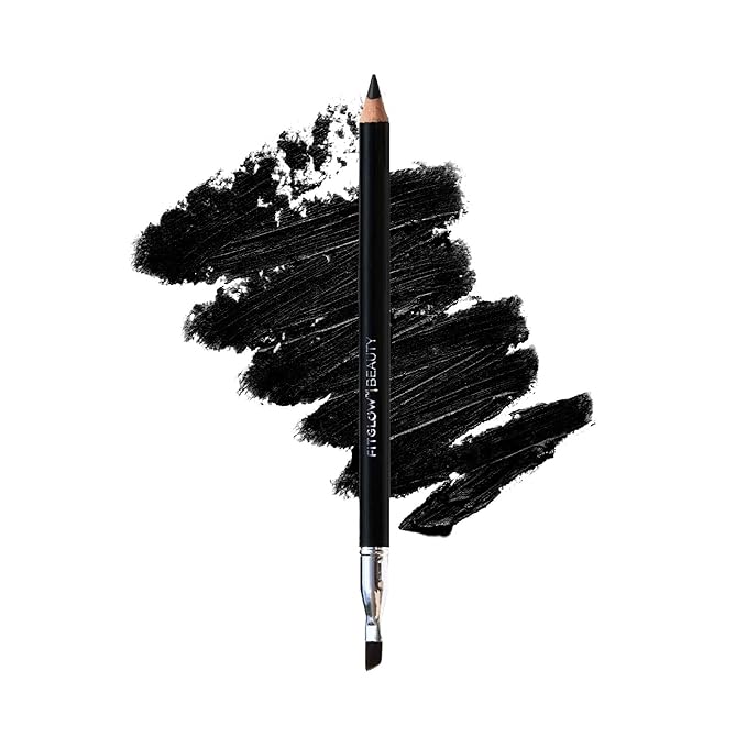 FITGLOW Beauty Vegan Eyeliner Pencil, Black, 1.1g
