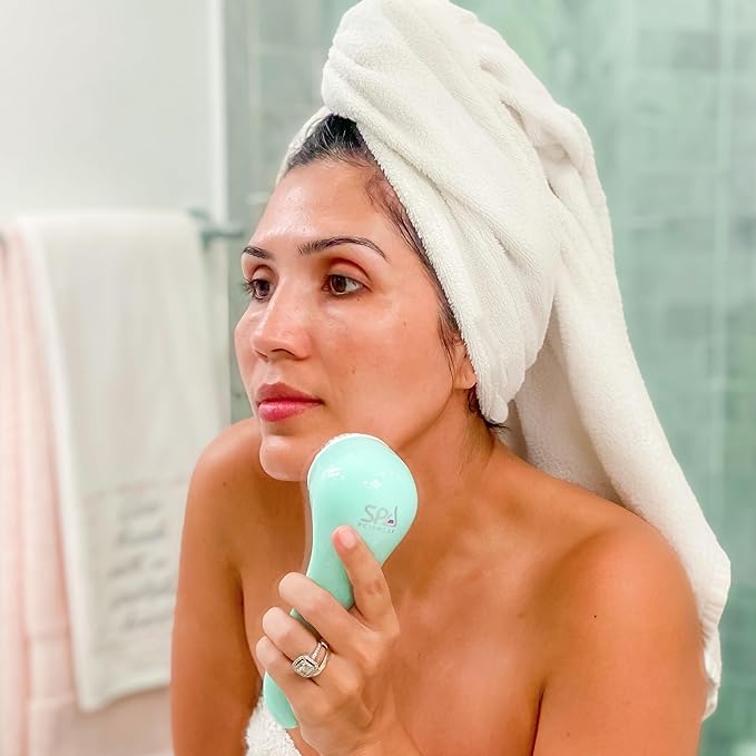 Spa Sciences NOVA - Sonic Cleansing Face Brush & Infusion System - Mint
