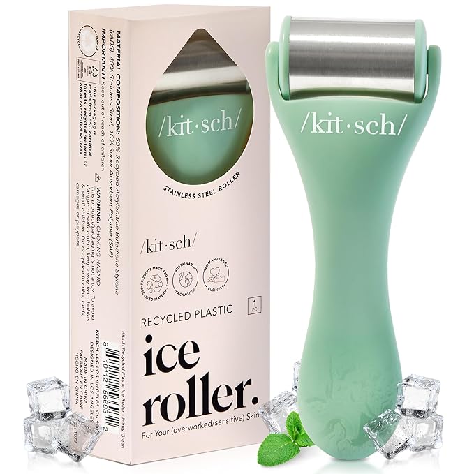 Kitsch Ice Roller for Face – Cooling Face Rollers for Women & Men - Mint