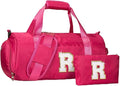 Vogewood Initial Birthday Gift for 8 Year Old Girl, Girls Ballet Dance Bag