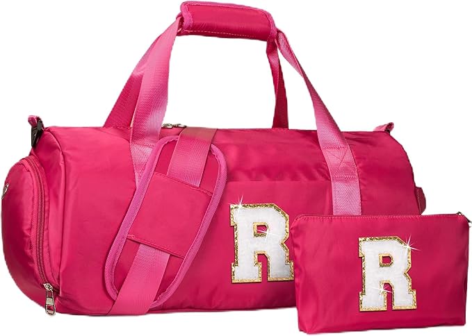 Vogewood Initial Birthday Gift for 8 Year Old Girl, Girls Ballet Dance Bag