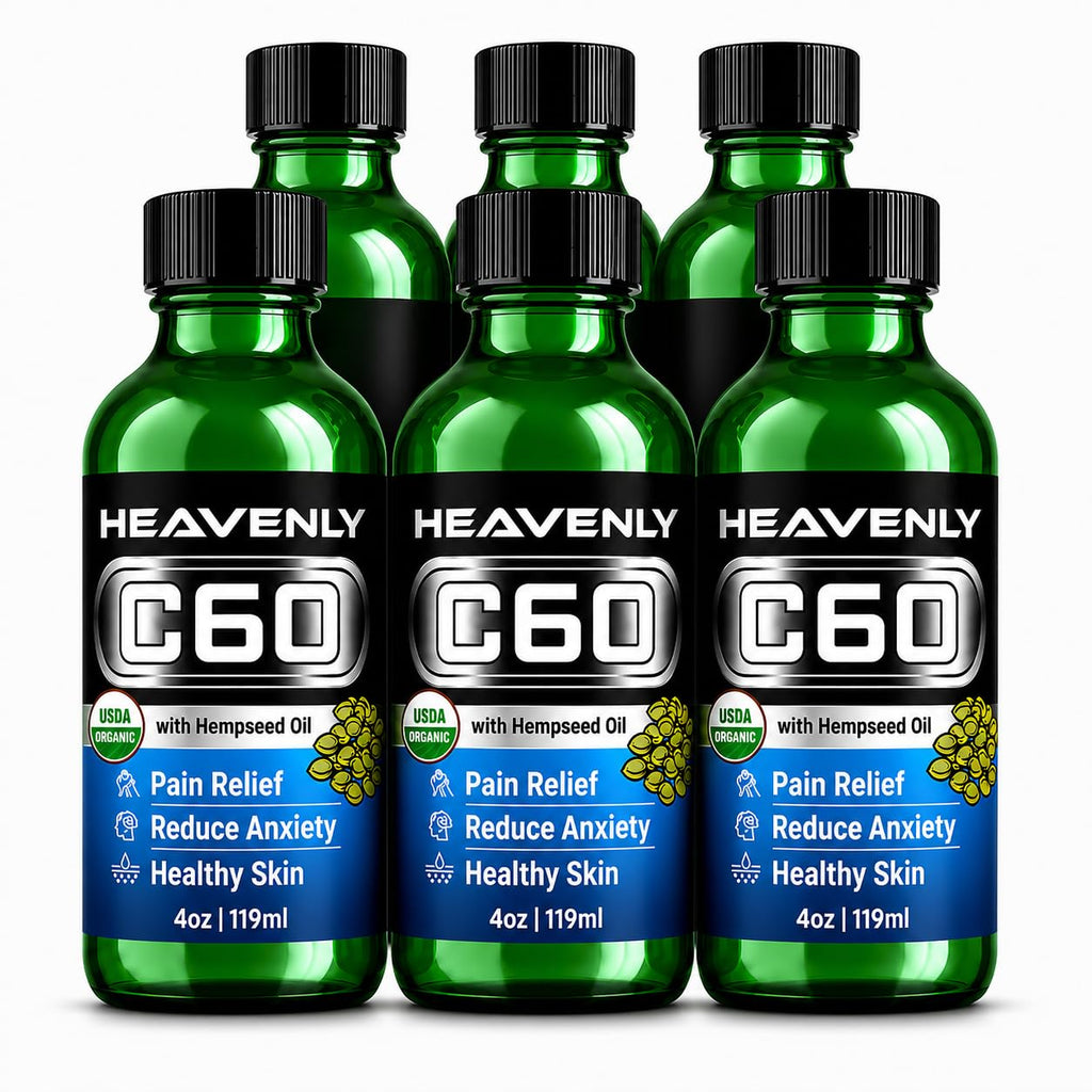HNP Labs Premium C60 Supplement in Organic Hemp Seed Oil – Advanced Carbon 60 Formula for Cellular Wellness, Cognitive Clarity & Active Lifestyle Support