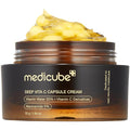 medicube Capsule Cream with Deep Vitamin C | Liposome Vitamin C Golden Capsule for Radiance & Firm-Looking Skin | Hydrating Glow Gel Texture | Korean Skincare, 1.94 oz