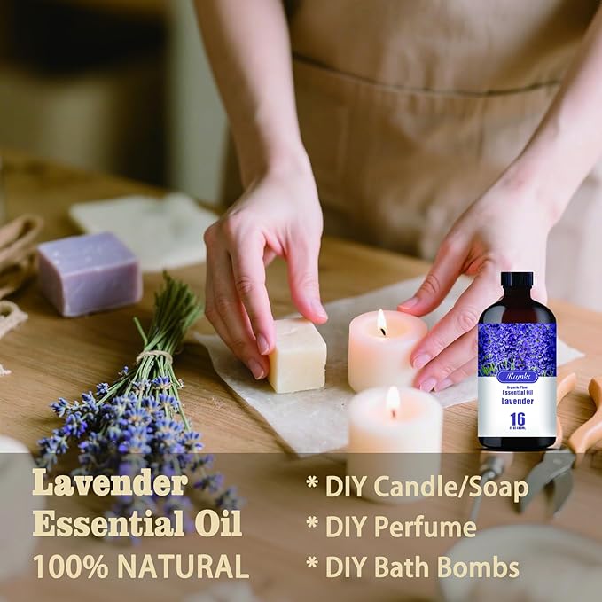 MLYNKL Lavender Essential Oil,Lavender Oil for Home Diffuser,16 fl oz