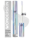 Wonderskin Lip Gloss - Clear Shine Top Gloss, Long Lasting Gloss