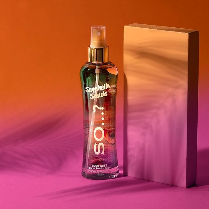Seychelle Sands Body Mist by So...? - Oriental Vanilla Body Spray for Women with Peach, Rose Notes - Gifts for Women - 6.9 oz