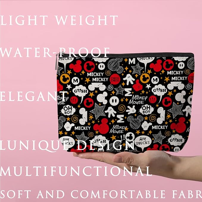 Cartoon Mouse Makeup Bag Zipper Pouch Cosmetic Bags for Women