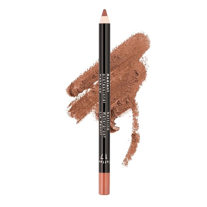 Radiant Professional Waterproof Long Lasting Lip Liner, 17 TOFFEE
