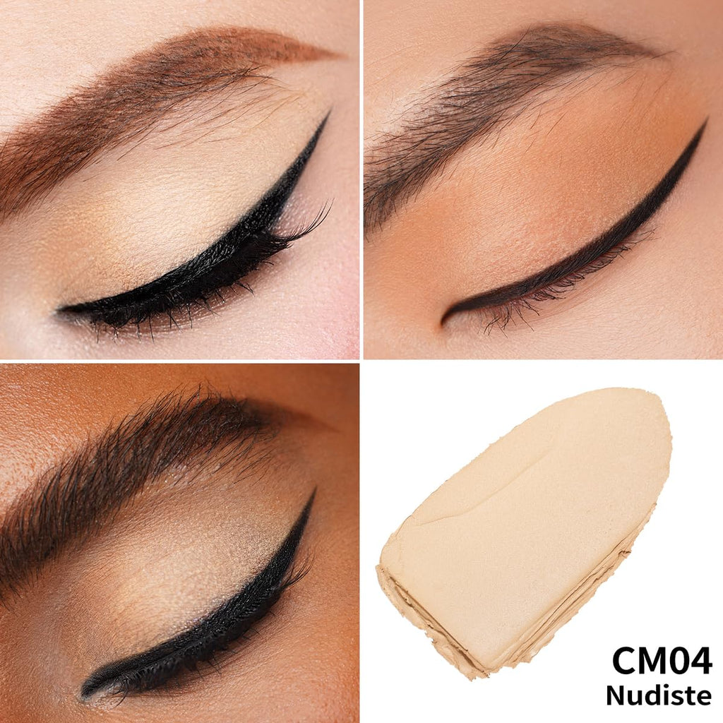 Oulac Matte Eyeshadow 3-in-1 Eyeshadow Eye Primer&Eyeliner Highly Pigmented Waterproof Smudge-proof Long Lasting Wear Smooth&Blendable Formula for Natural Look,Vegan & Cruelty-Free CM04
