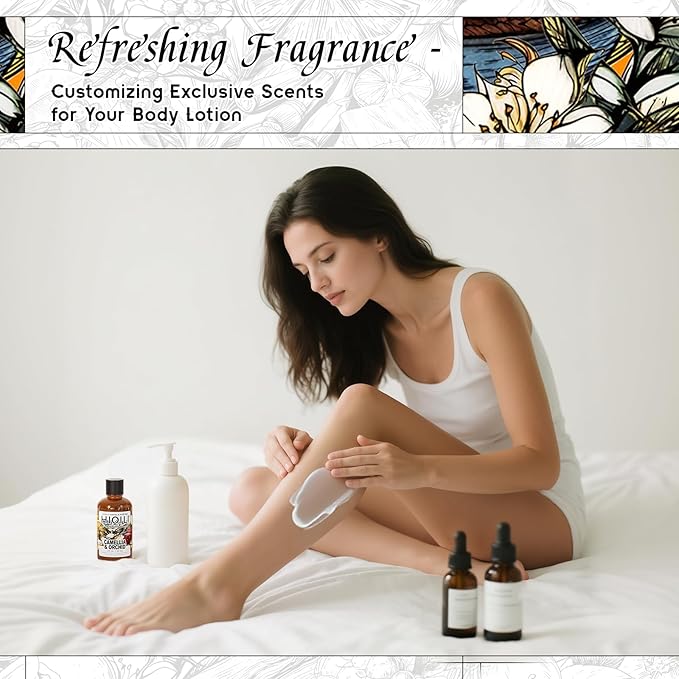 HIQILI Camellia & Orchid Fragrance Oil for Diffuser, Perfume & DIY Soap