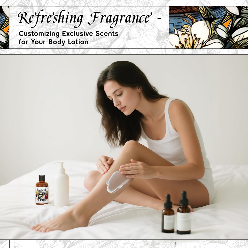 HIQILI Camellia & Orchid Fragrance Oil for Diffuser, Perfume & DIY Soap