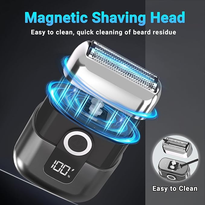 LYRSLF Foil Shavers for Men, Mini Electric Razor for Face