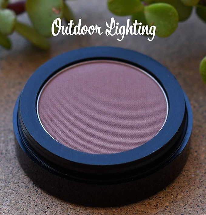Pure Ziva Brazilian Brown Cinnamon Chestnut Bronze Pressed Powder Single Vegan Eyeshadow; Talc, Paraben & Cruelty Free
