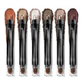 LUXAZA PRO Neutral Eyeshadow Stick Makeup Set, Metallic Shimmer Matte Cream Eye Shadow Eyeliner Brightener Pencil Crayon - Cinnamon Coco