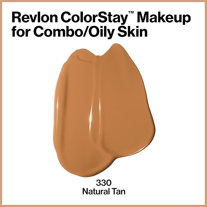 Revlon Colorstay Longwear Makeup Combo/Oily, 330 Natural Tan, 1 fl oz