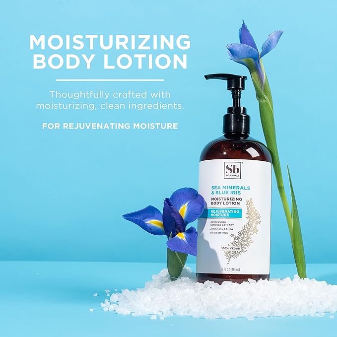 Soapbox Sea Minerals & Blue Iris Body Lotion - 1 Gallon Refill Bulk Size