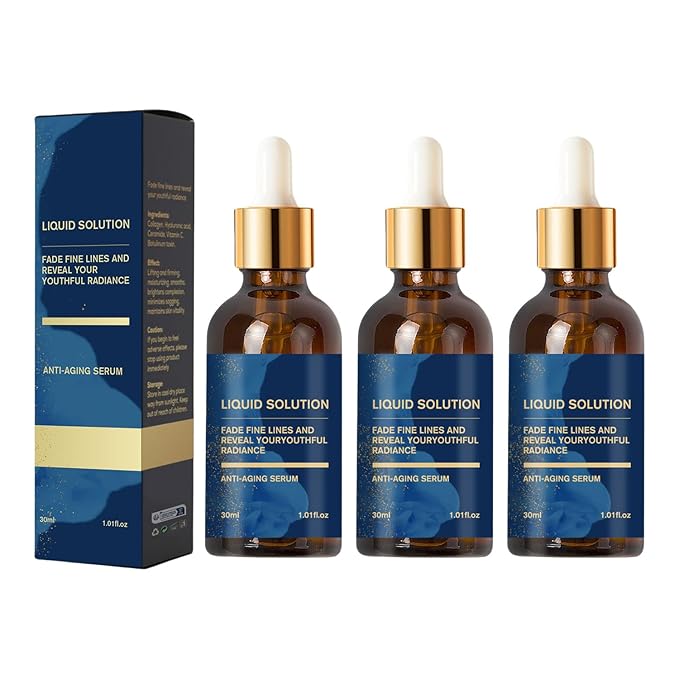 Olavita Serum, Olavita Liquid Solution Anti Aging Serum,Vitamin C & E Serum, Anti Aging Face Tightening, Boost Skin Collagen, Reduce Wrinkles & Plump Skin(3pcs)