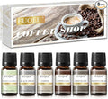 EUQEE 6PCS Coffee Fragrance Oil Set for Candle Making, Diffuser