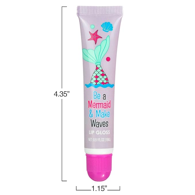 24pc Unicorn Lip Gloss Kit - Fruity Flavored Assorted Colors Non-Toxic