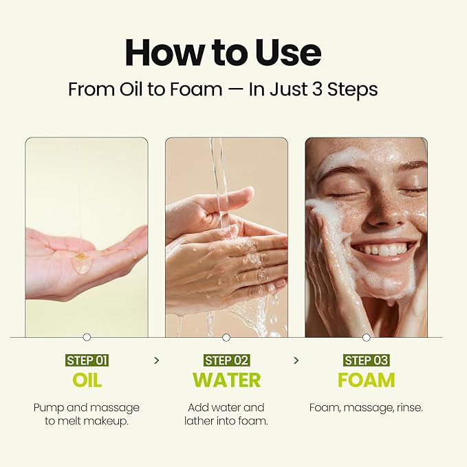 MAXCLINIC K Beauty Hyaluron Vita Oil To Foam - Makeup Face Wash Cleanser
