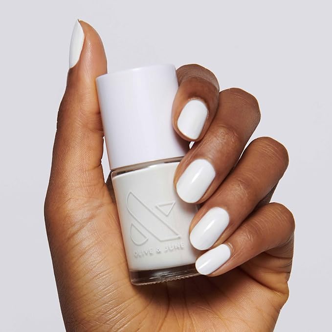 Olive & June Long Lasting Nail Polish, HD Crisp White