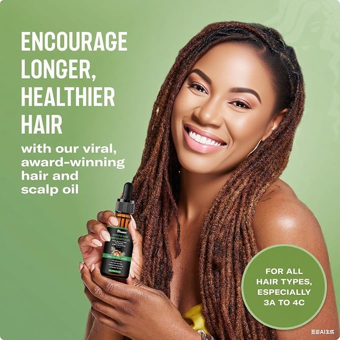 Urnuos Rosemary Batana Oil，Organic Hair Growth，Promotes Hair Thickness, Nourish Scalp and Hair for All Hair Tapes (1 Fl Oz)
