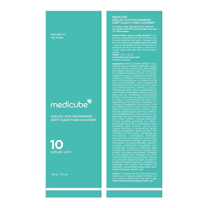 medicube Facial Cleanser Azelaic Acid Whip Cleanser