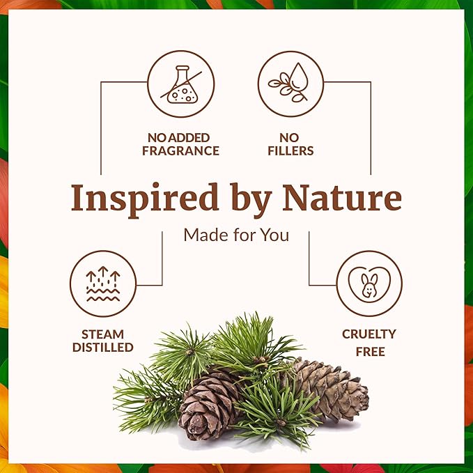 SVA Cedarwood Essential Oil 4 Fl Oz – for Diffuser, Skin & Hair Care – Ideal for Massage & DIY Blends - with Dropper