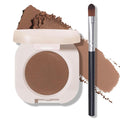 QIUFSSE Coffee Brown Single Eyeshadow Nude Eyeshadow Primers (07 Mocha)