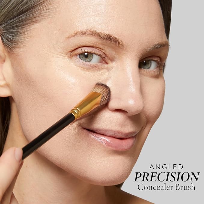 LAURA GELLER Makeup Brushes - Dual-Ended Lip + Eyeshadow Brush, Precision