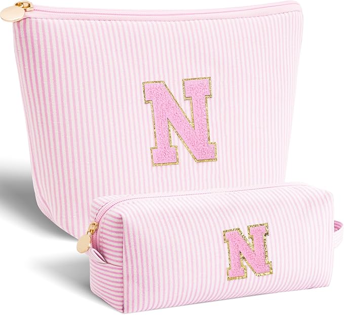 Btffitting Gifts for Teen Girls Women - Birthday Gifts for 10 11 12 13 14 15 16 17 18 Years Old Girl,Makeup Bag Cosmetic Bag,Teacher Gift Trendy Stuff Toiletry Bag - Pink,N
