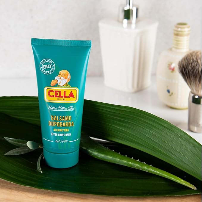 Cella Milano Aloe Vera Soothing Aftershave Balm,100 ml, Made in Italy