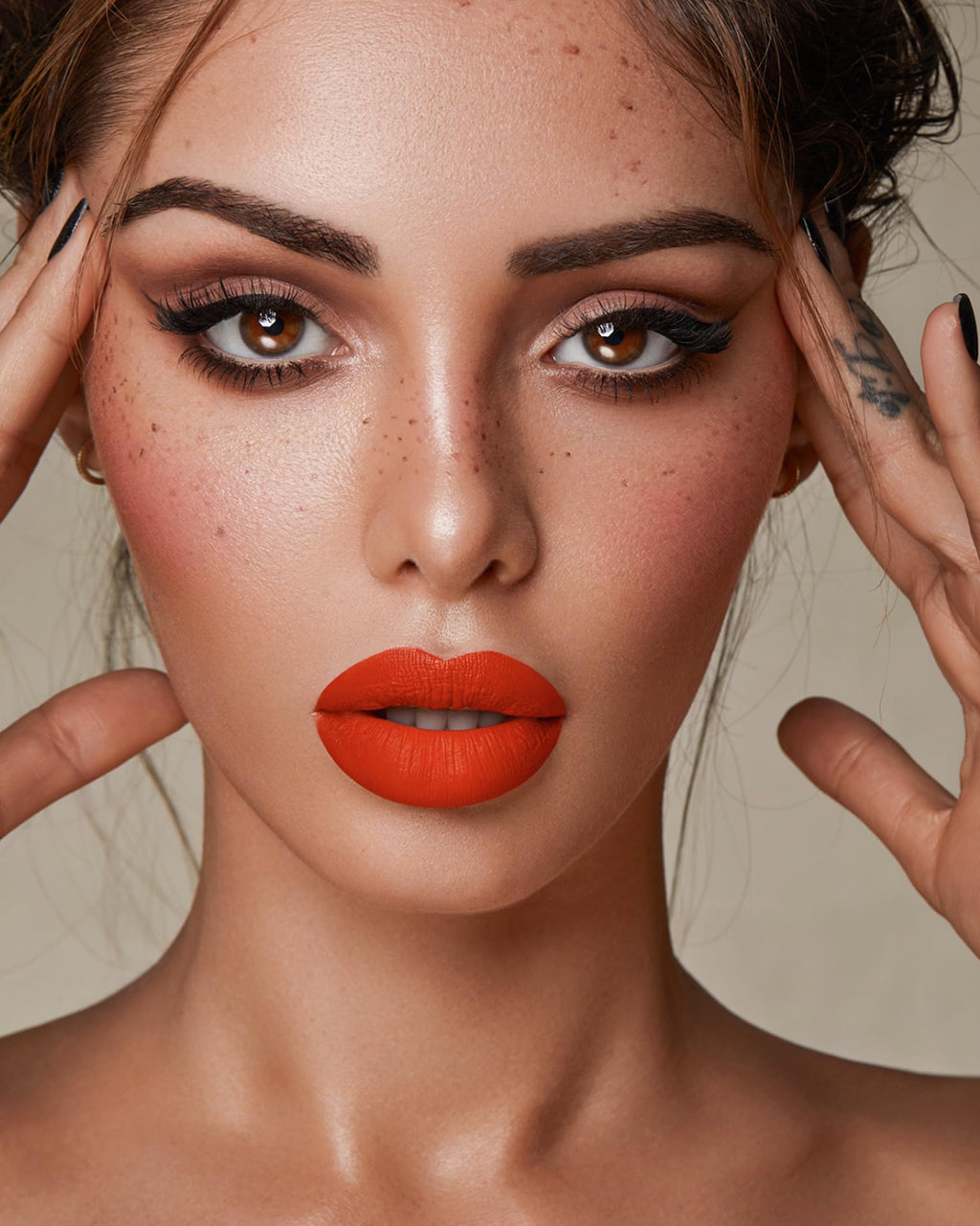 MAKI YIKA Orange Lipstick Matte Liquid for Women ColorStay Long Lasting Lipsticks