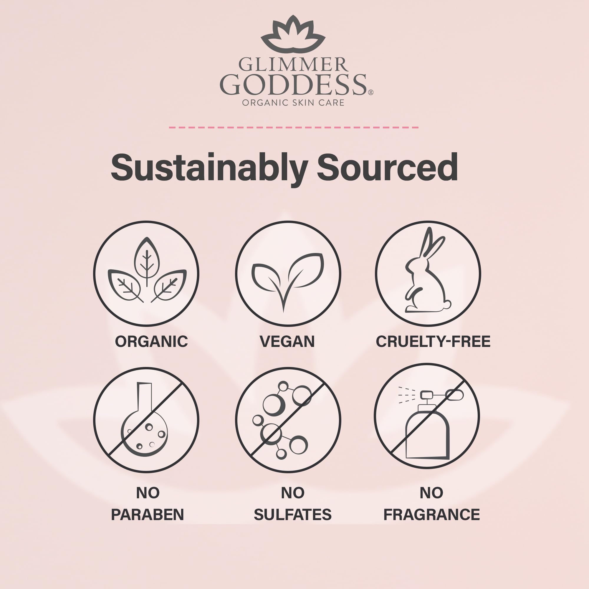 GLIMMER GODDESS Organic Whipped Body Butter for Women - Moisturizer Cream with Shea & Cocoa Butter, Almonds & Coconut Oil - Morrocan Mint, 8oz
