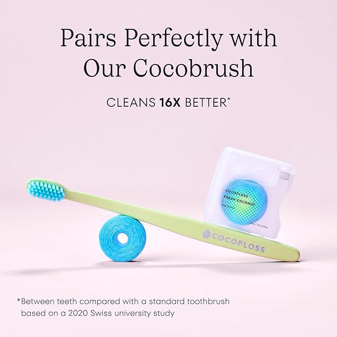 Cocofloss Expanding Woven Dental Floss by COCOLAB, Signature Set, 4-Pack