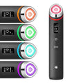 medicube Booster Pro | 6-in-1 Real Glass Glow Beauty Massager | for Clear, Radiant, Firmer-Looking Skin | Korean Skin Care | Black