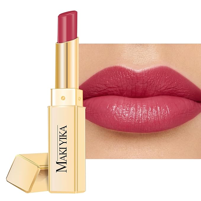 MAKI YIKA Moisture Berry Red Lipstick for Women Hydrate Tinted Lip Balm