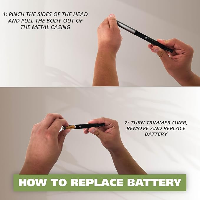 Wahl Micro Groomsman Battery Personal Trimmer for Eyebrows, Nose & Ear