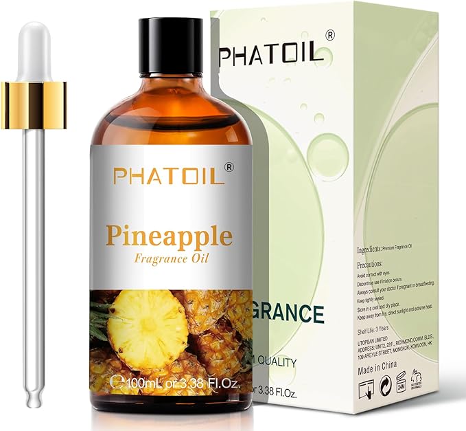 PHATOIL Pineapple Fragrance Oil for Diffuser Aromatherapy 3.38FL.OZ
