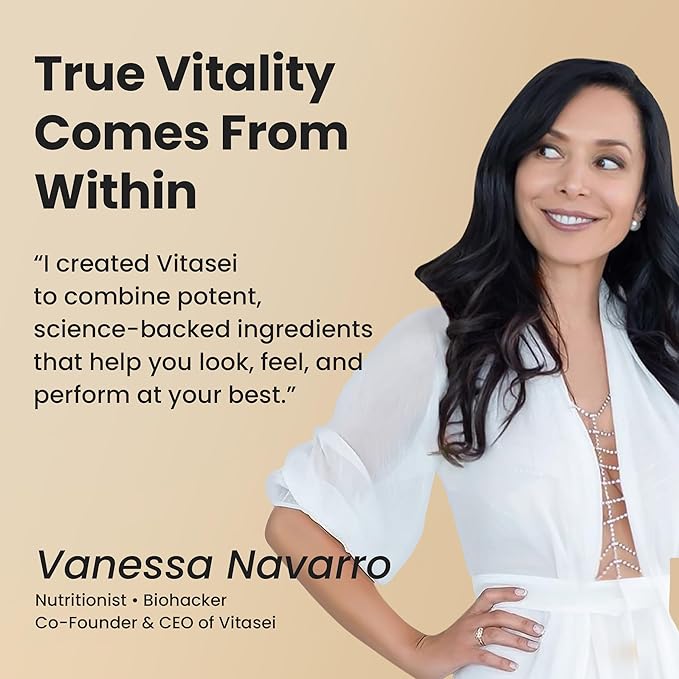 VITASEI Hydrolyzed Collagen Peptide Powder Drink – Coconut Flavored, 16oz