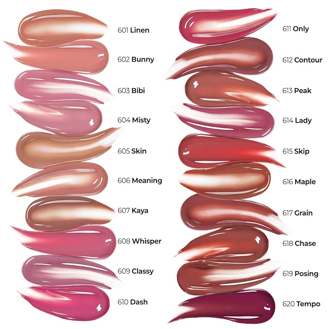 Laka Maxi Glayer Tint 3.8g/0.13oz., Glass Layer of Gloss, Ultra Glow & Vivid Layerable Pigments, High Shine Lip Oil, K-Beauty (#616 Maple)