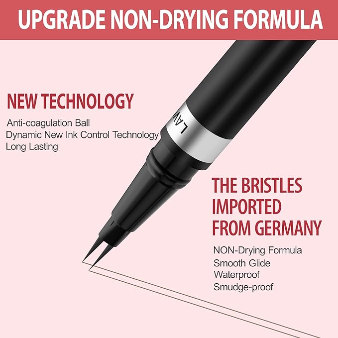 LAVONE 2 Tip Microblading Eyebrow Pencil - Grey 02