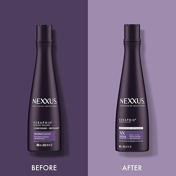 Nexxus Keraphix Conditioner Damage Repair for Damaged Hair Powered by KRT Keratin Resistance Therapy with Liquid Crystal Amino Acids 13.5 oz