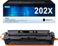 DMGE 202X Toner Cartridges Black - High Yield 1 Pack Compatible Replacement for HP 202X 202A Work with Color LaserJet Pro MFP M281fdw Toner, M281cdw Toner Cartridges, Color Laserje Pro M254 | CF500X