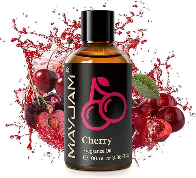 MAYJAM Cherry Fragrance Oil for Diffusers for Home, 3.38FL.OZ