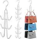 ZEDODIER Purse Hanger, Hanging Purse Organizer for Closet, Holds 24 Bags