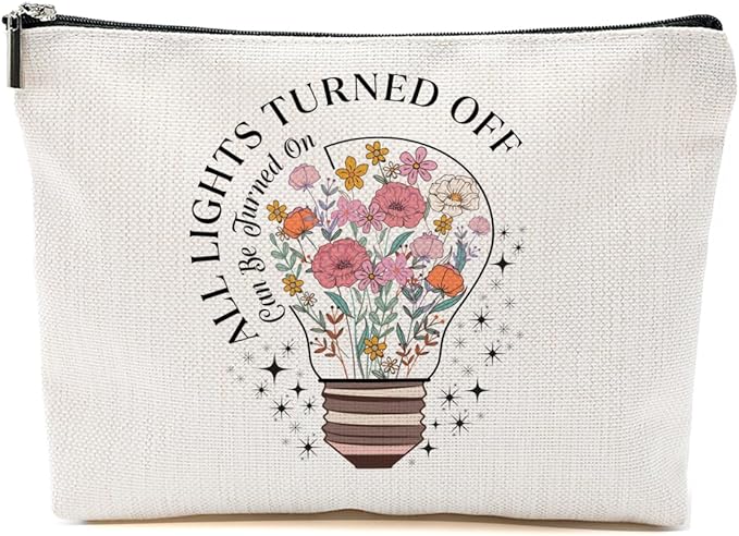 BQXH Inspirational Gifts Makeup Bag, Positive Affirmations Cosmetic Bag, Organizer Zipper Pouch Boss Day Mothers Day Birthday Motivational Gifts for Women Friends Sister Coworker Bestie