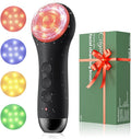 Ccigedy Face Scrubber, Electric Facial Cleansing Brush (Black)
